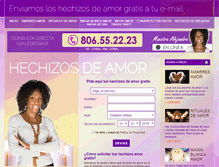 Tablet Screenshot of hechizos-amor.es